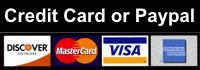 Credit Card or Paypal