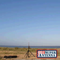 PT3 SuperPod Mini Tower push up shown with DP2 SuperPole Portable Dipole