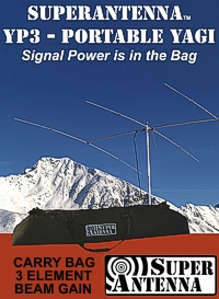 SUPERANTENNA - YP3 Portable Yagi - Signal Power is in the Bag